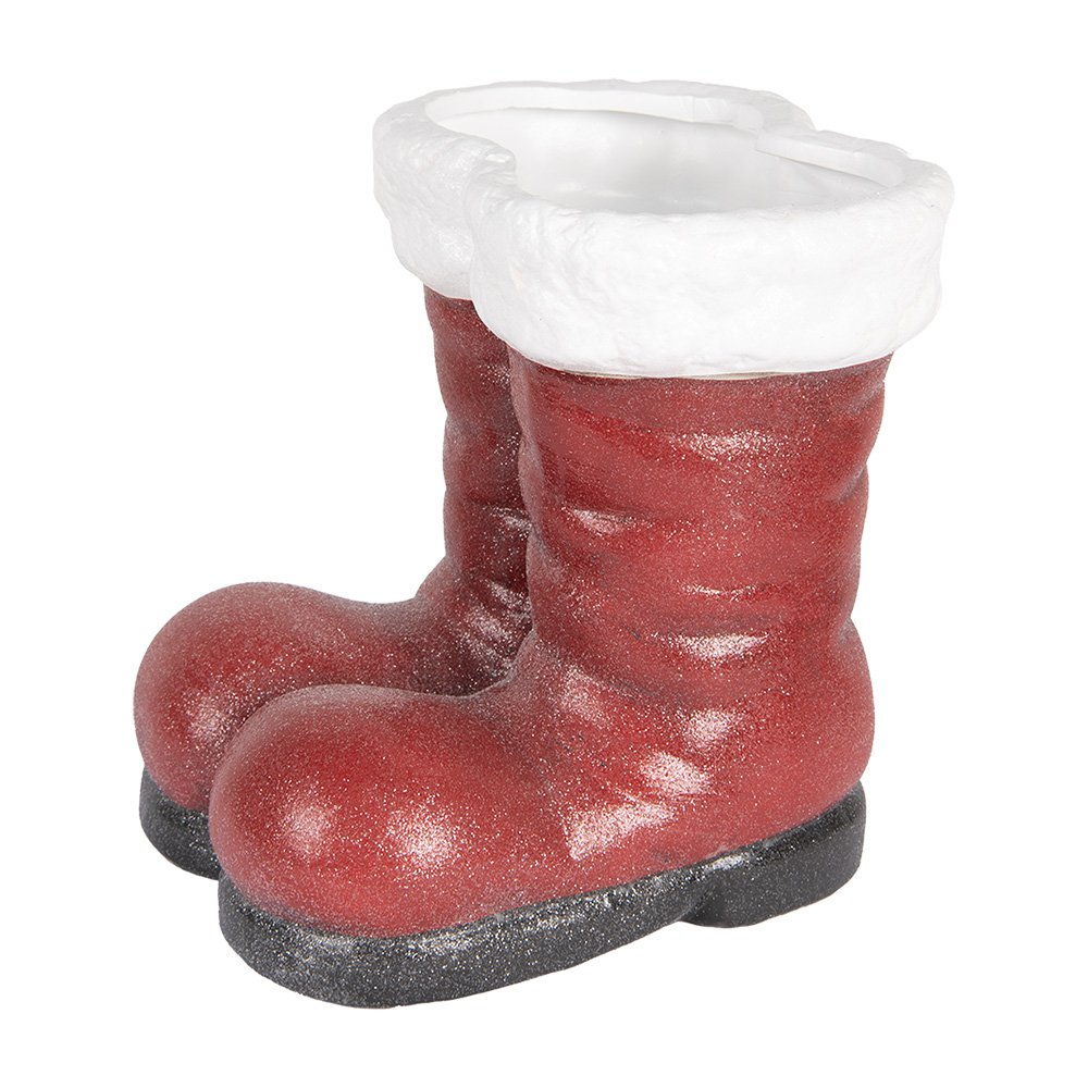 Karácsonyi télapó figura 23 cm – piros