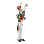 Nagyméretű karácsonyi diótörő figura 218 cm – zöld, fehér