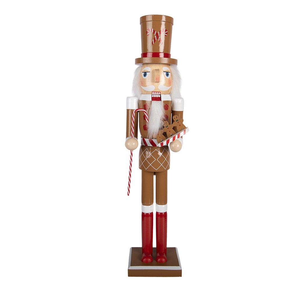 Karácsonyi diótörő figura – barna