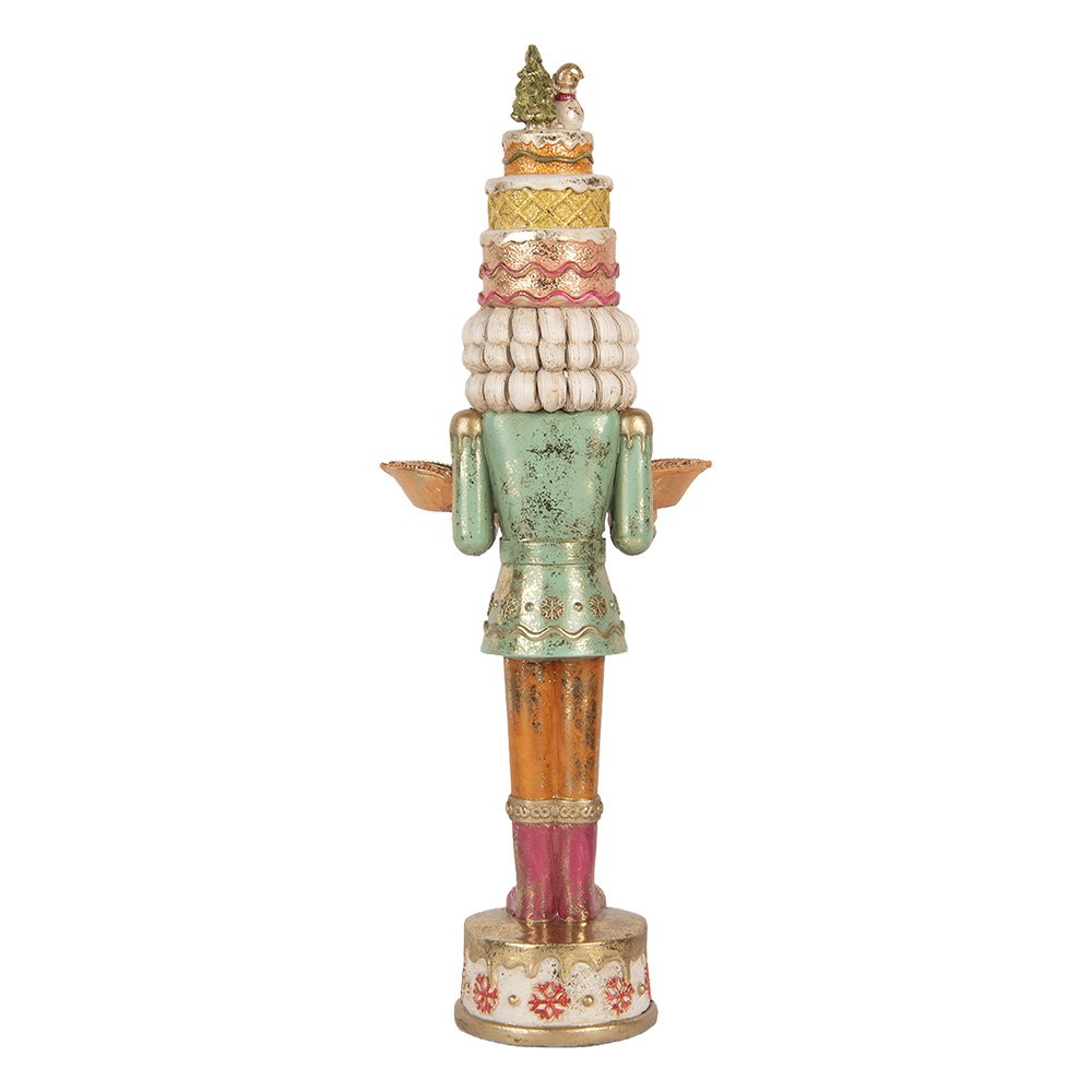 Karácsonyi diótörő figura 41 cm – barna