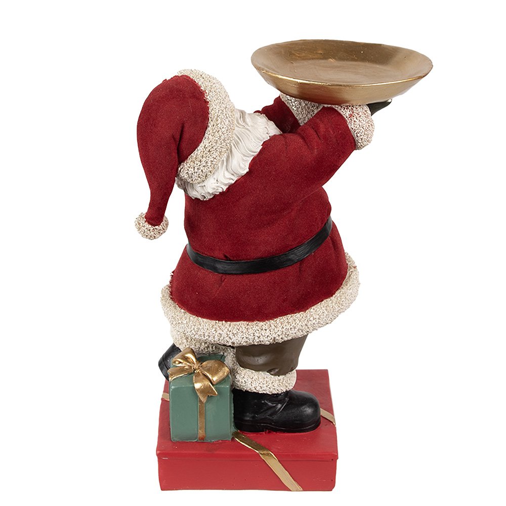 Karácsonyi télapó figura 26 cm – piros