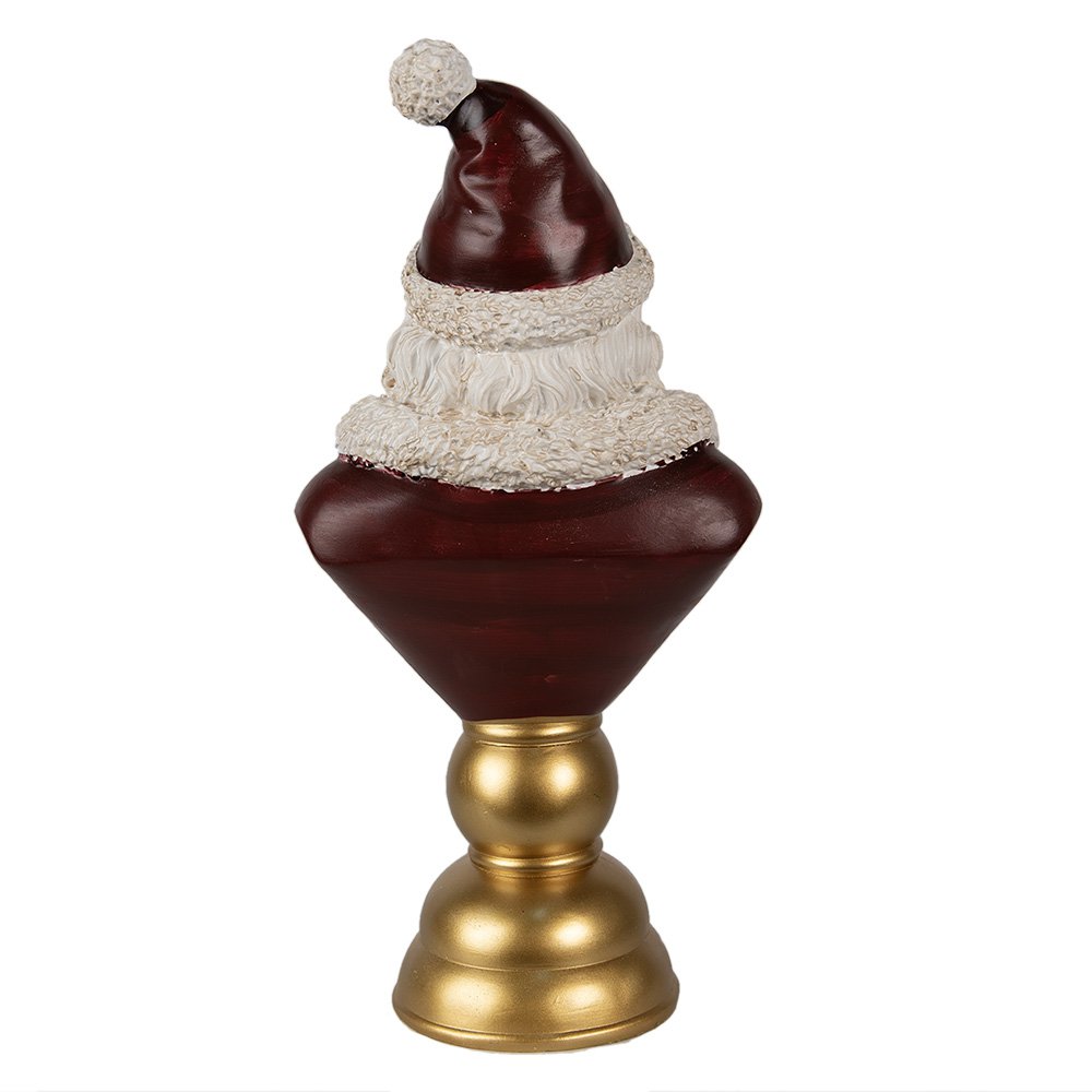 Karácsonyi télapó figura 40 cm – piros, fehér