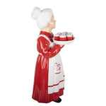 Karácsonyi télapó figura 27 cm – piros