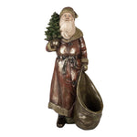 Karácsonyi télapó figura 47 cm – piros