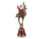 Nagyméretű karácsonyi télapó figura 63 cm – barna