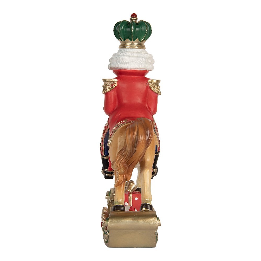 Karácsonyi diótörő figura 31 cm – barna