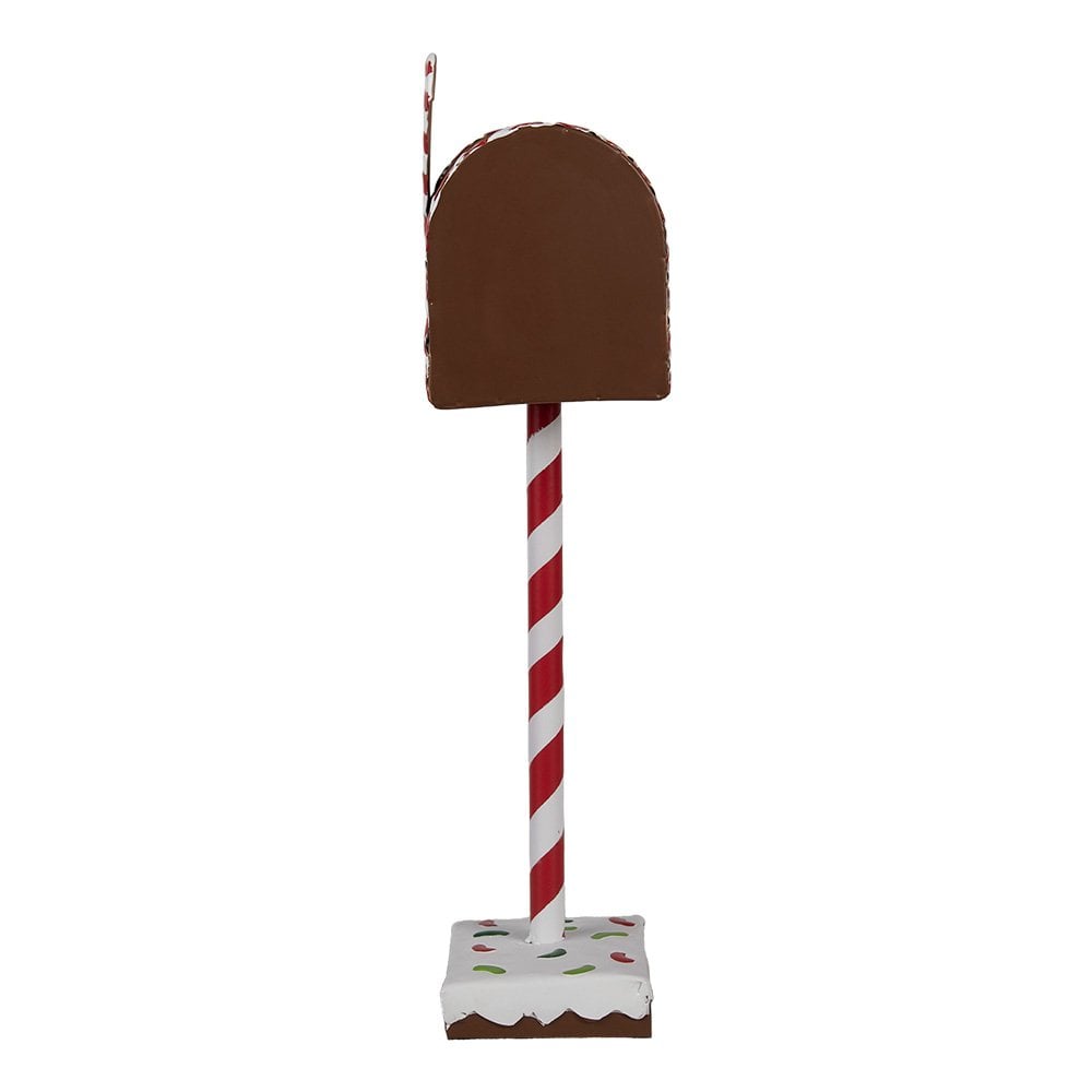 Karácsonyi postaláda dekoráció 37 cm – barna