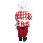 Karácsonyi télapó figura 45 cm – piros