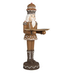 Karácsonyi diótörő figura 40 cm – barna