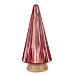 Karácsonyfa 34 cm – piros, fehér