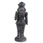 Karácsonyi diótörő figura 32 cm – szürke