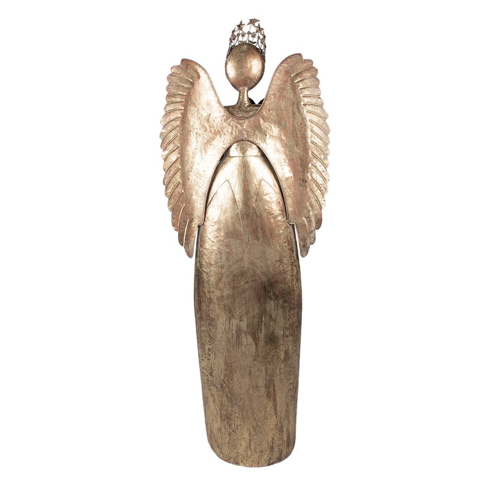 Nagyméretű karácsonyi angyal figura 204 cm – arany