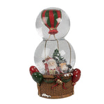 Karácsonyi télapó figura zenével 21 cm