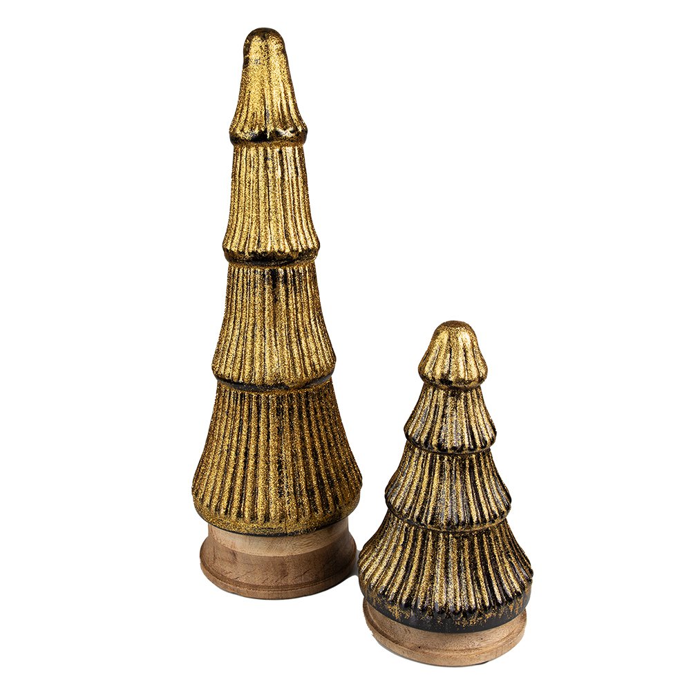 Karácsonyfa 44 cm – arany