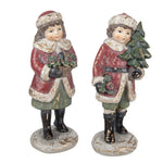Karácsonyi figura 22 cm – piros
