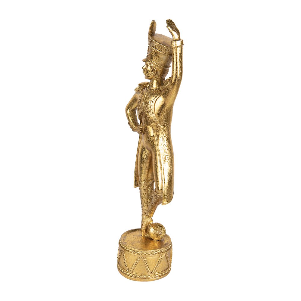 Karácsonyi diótörő figura 45 cm – arany