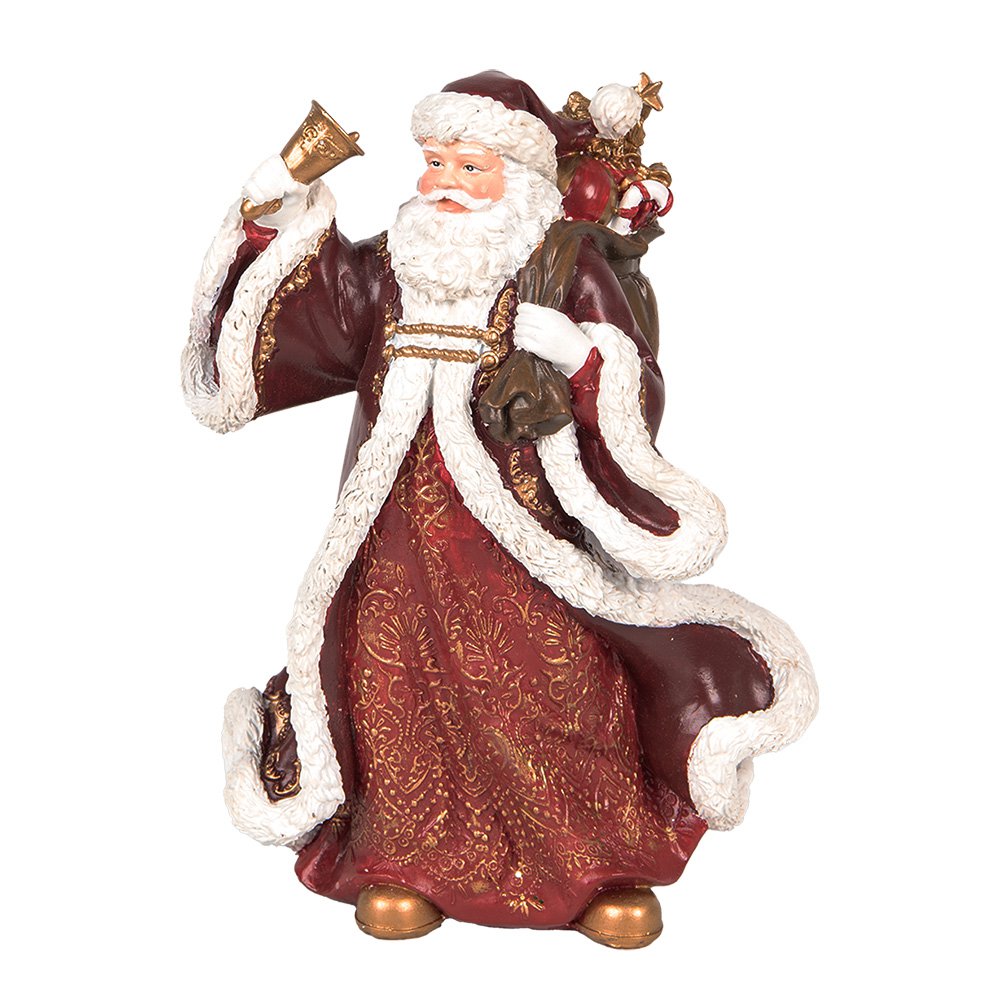 Karácsonyi télapó figura 20 cm – piros