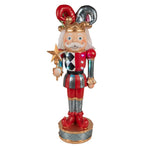 Karácsonyi figura LED világítással 38 cm – piros, kék