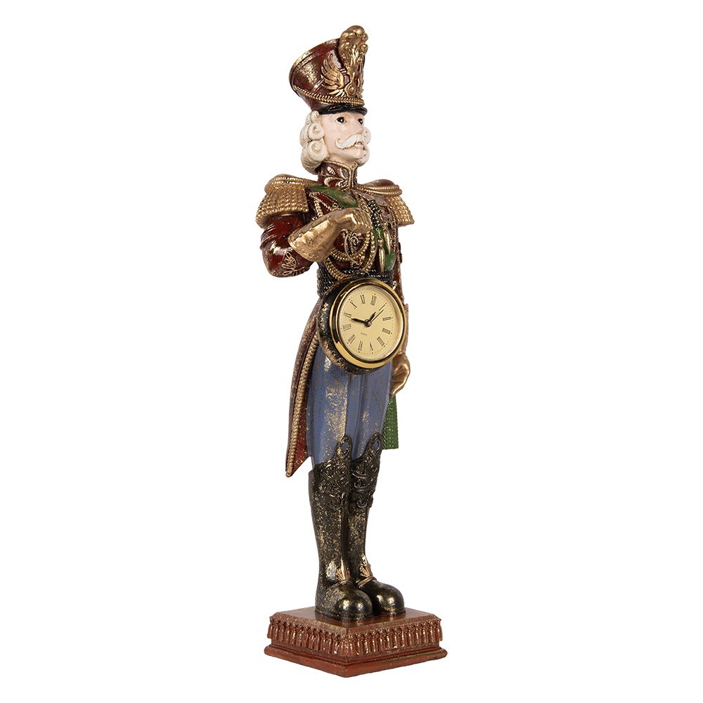 Karácsonyi diótörő figura 45 cm – piros