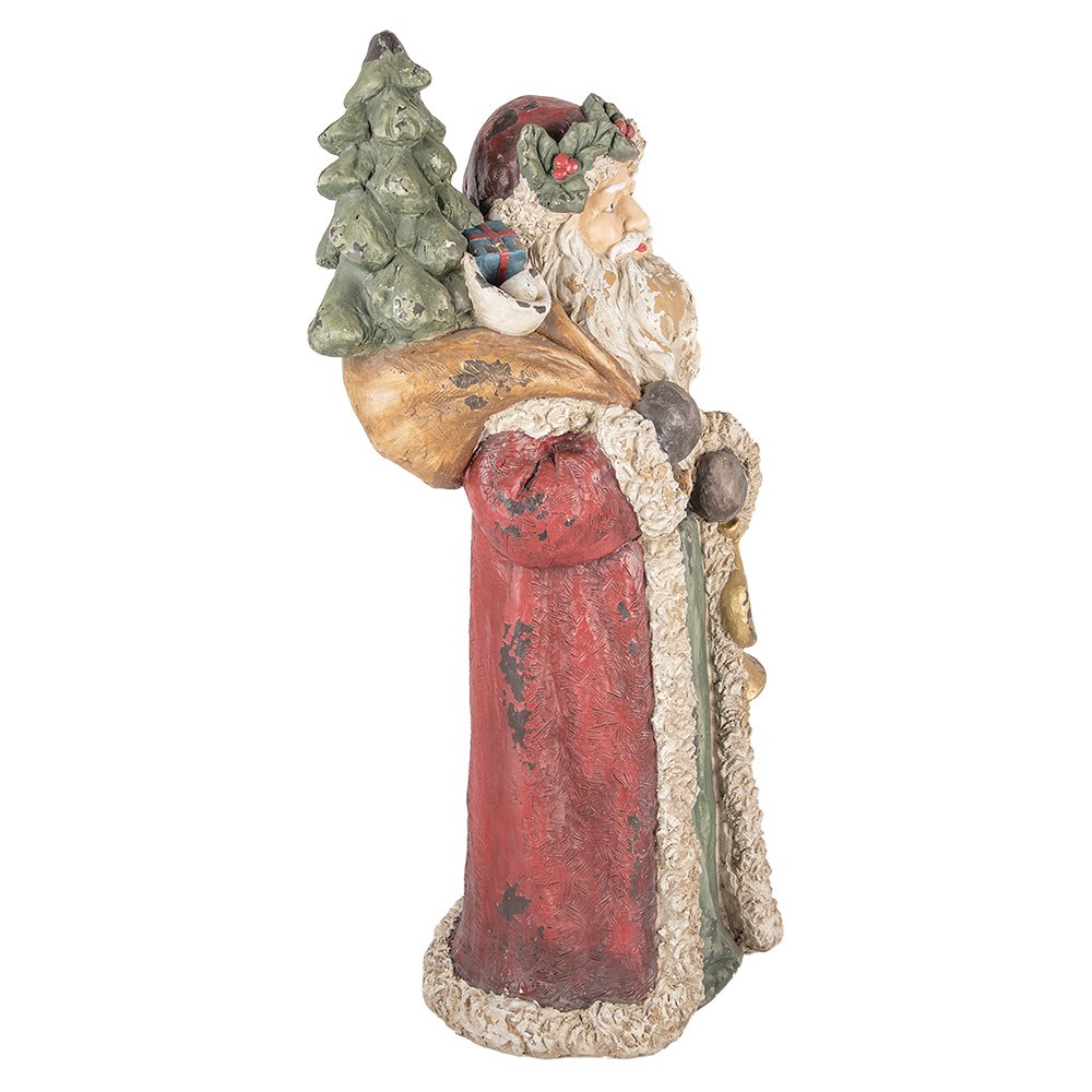 Nagyméretű karácsonyi télapó figura 83 cm – piros