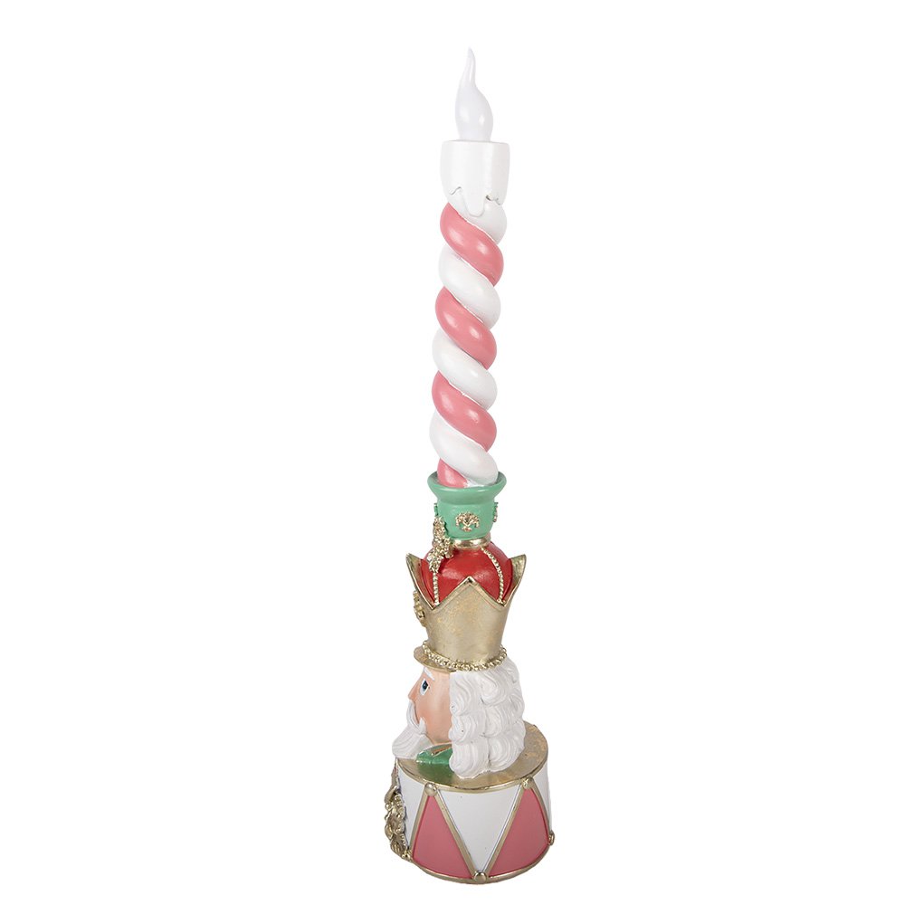 Karácsonyi gyertyatartó 45 cm – rózsaszín