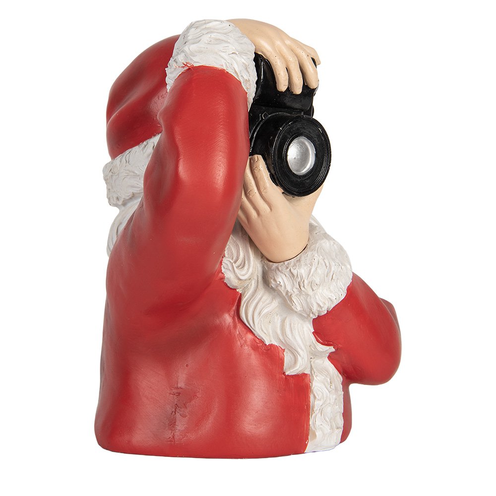 Karácsonyi télapó figura 22 cm – piros