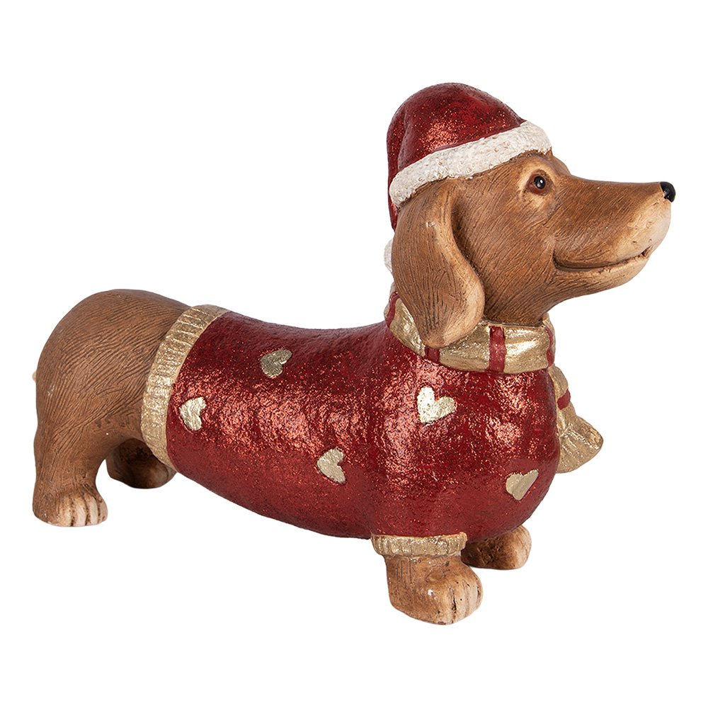 Karácsonyi figura 27 cm – barna