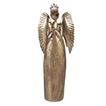 Nagyméretű karácsonyi angyal figura 144 cm – arany