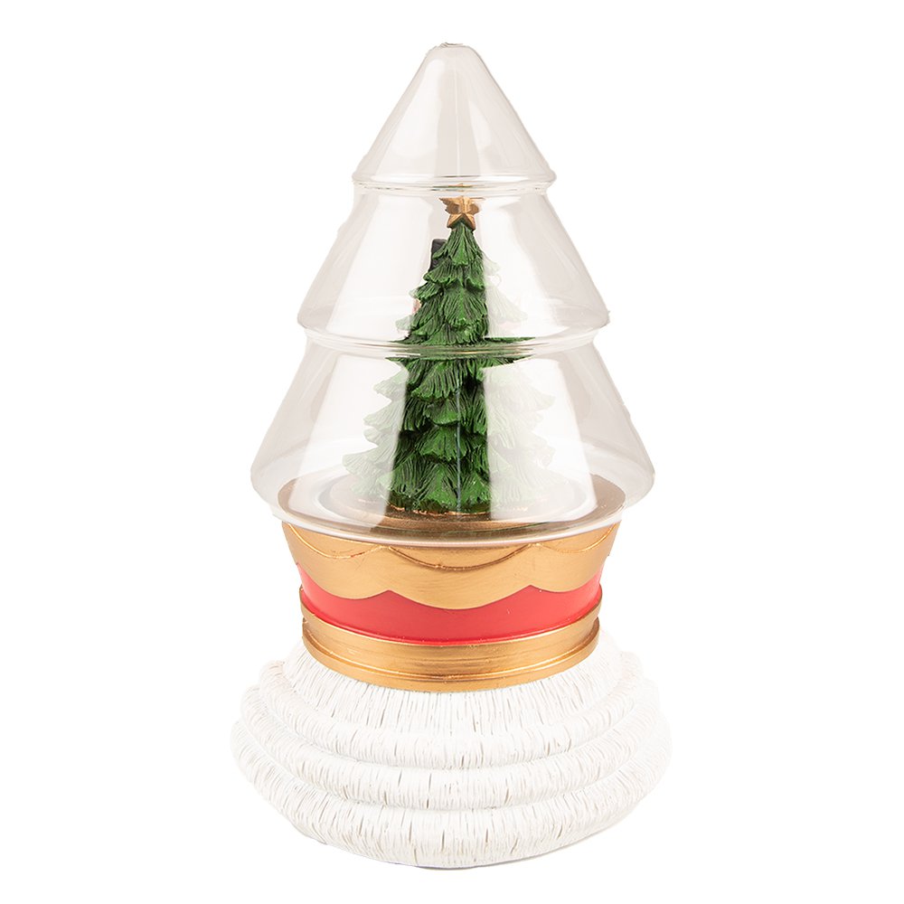 Karácsonyi diótörő figura LED világítással 24 cm – piros, zöld