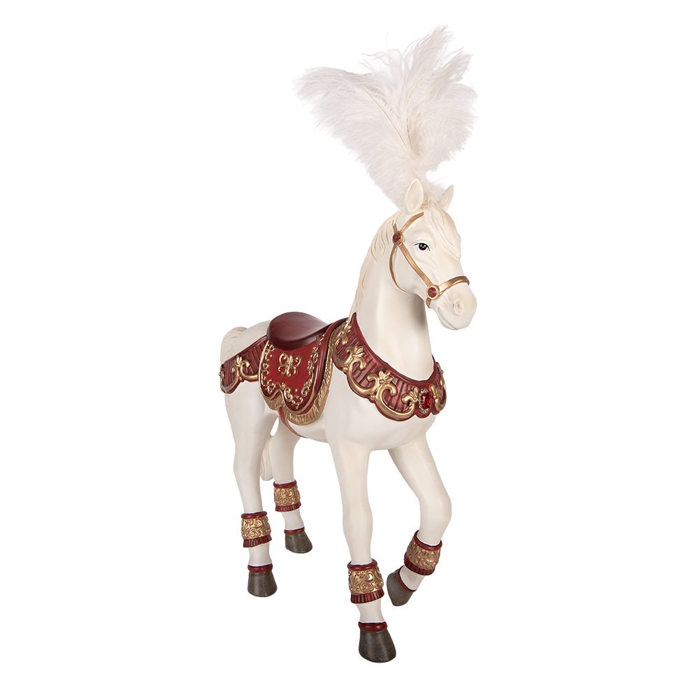 Nagyméretű karácsonyi figura 56 cm – fehér