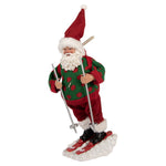 Karácsonyi télapó figura 28 cm – piros