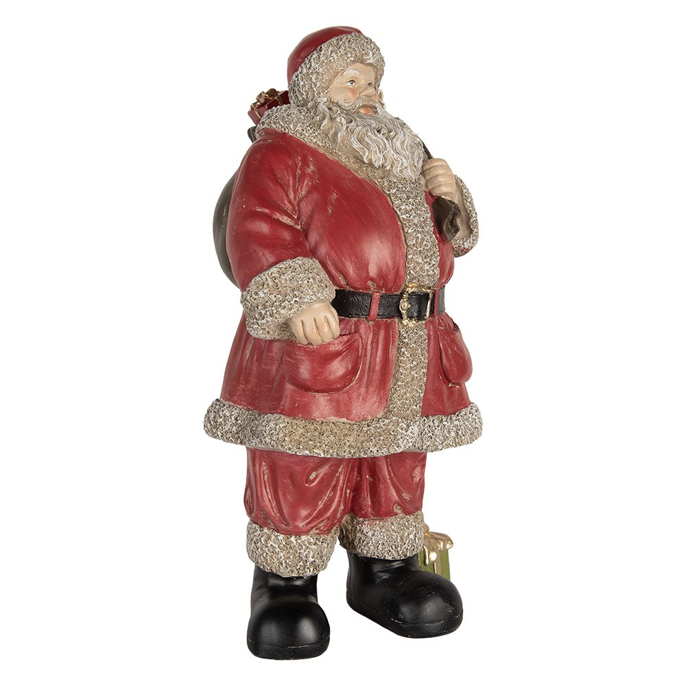 Karácsonyi télapó figura 40 cm – piros