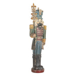 Karácsonyi diótörő figura 38 cm – kék