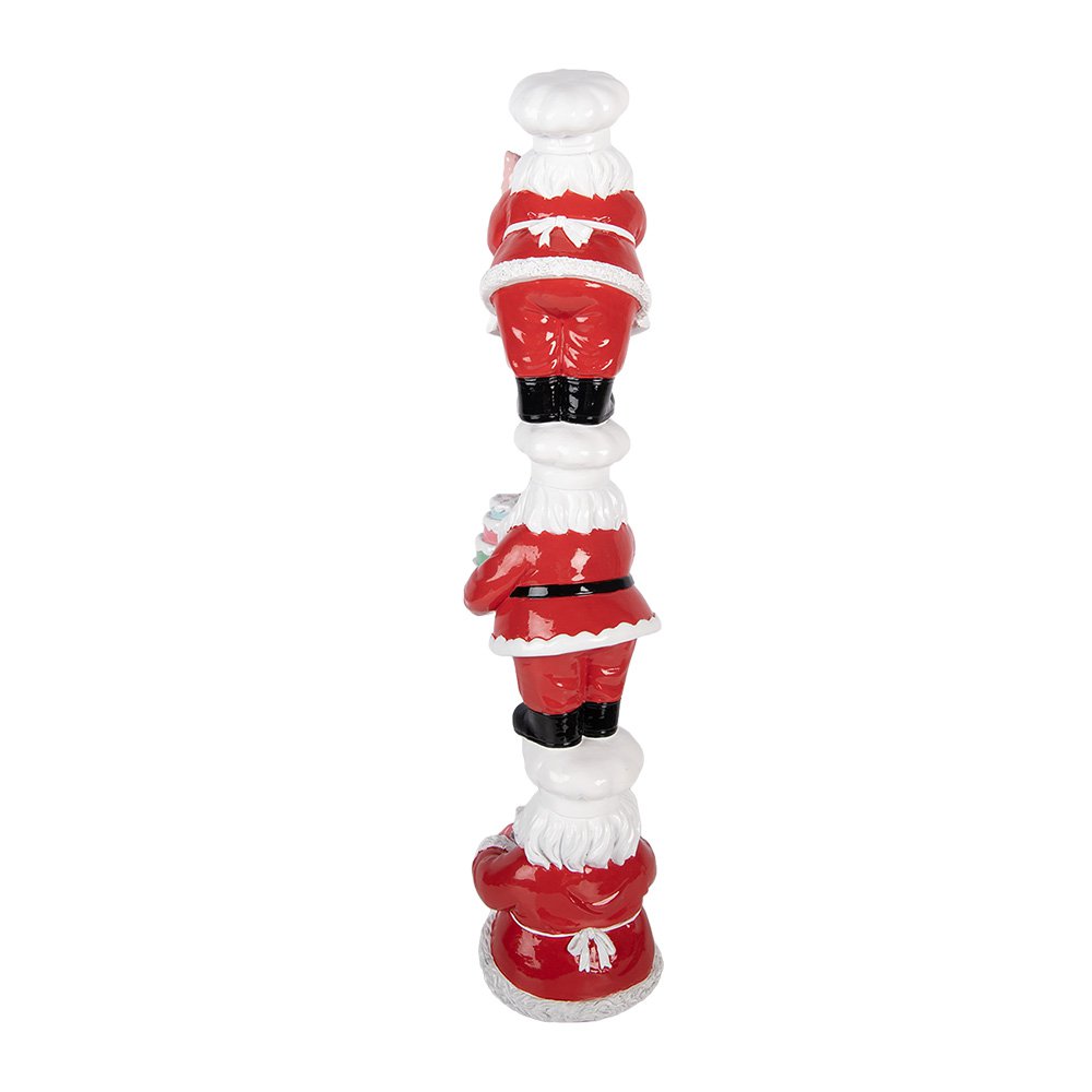 Nagyméretű karácsonyi télapó figura 52 cm – piros