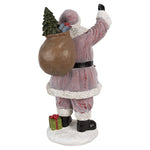 Karácsonyi télapó figura 43 cm – fehér, rózsaszín