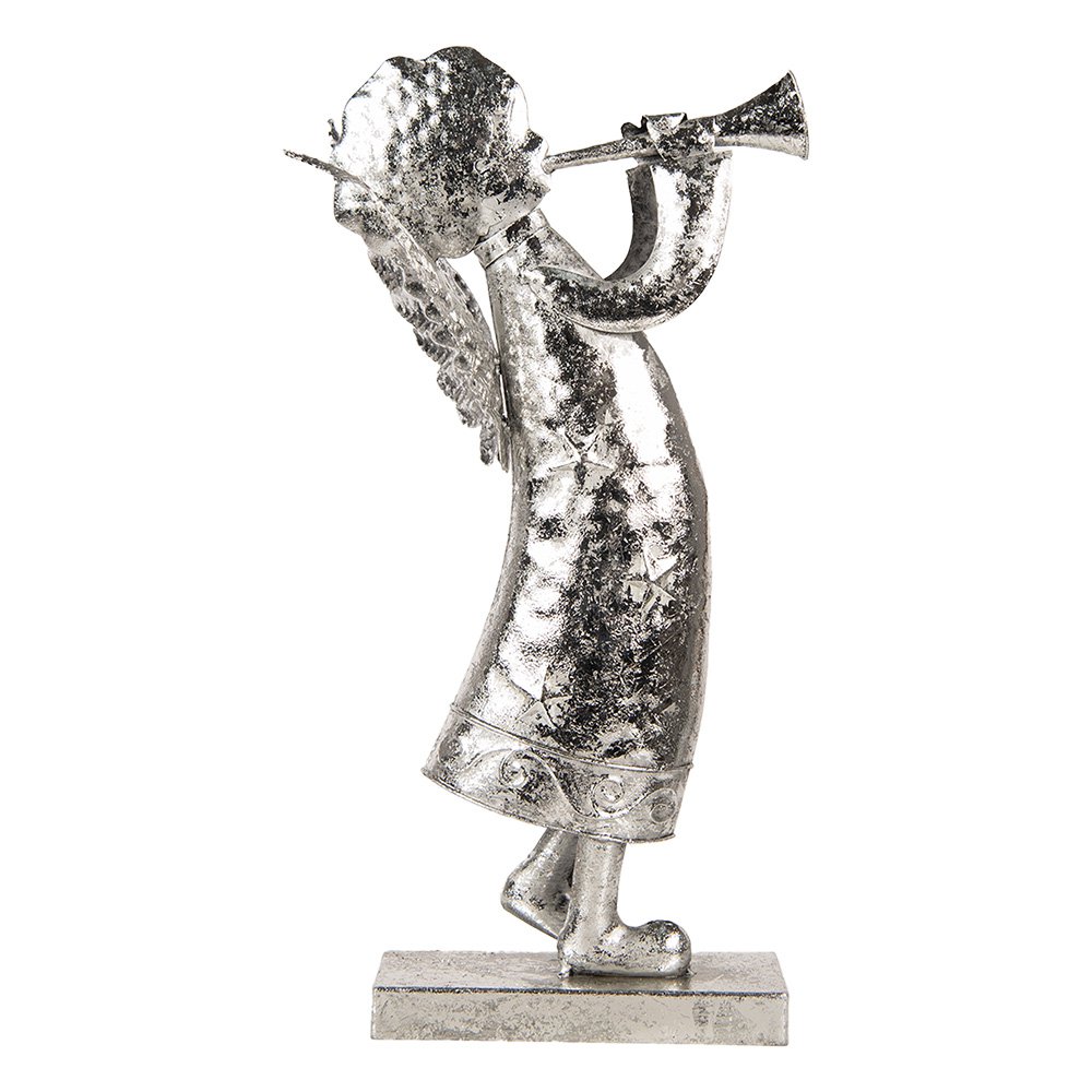 Karácsonyi angyal figura 50 cm – ezüst