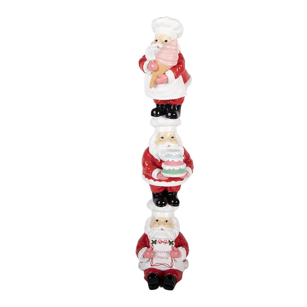Nagyméretű karácsonyi télapó figura 52 cm – piros