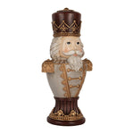 Karácsonyi diótörő figura 30 cm – barna