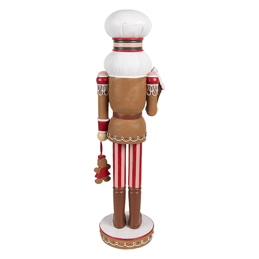 Karácsonyi mézeskalács házikó 46 cm – barna