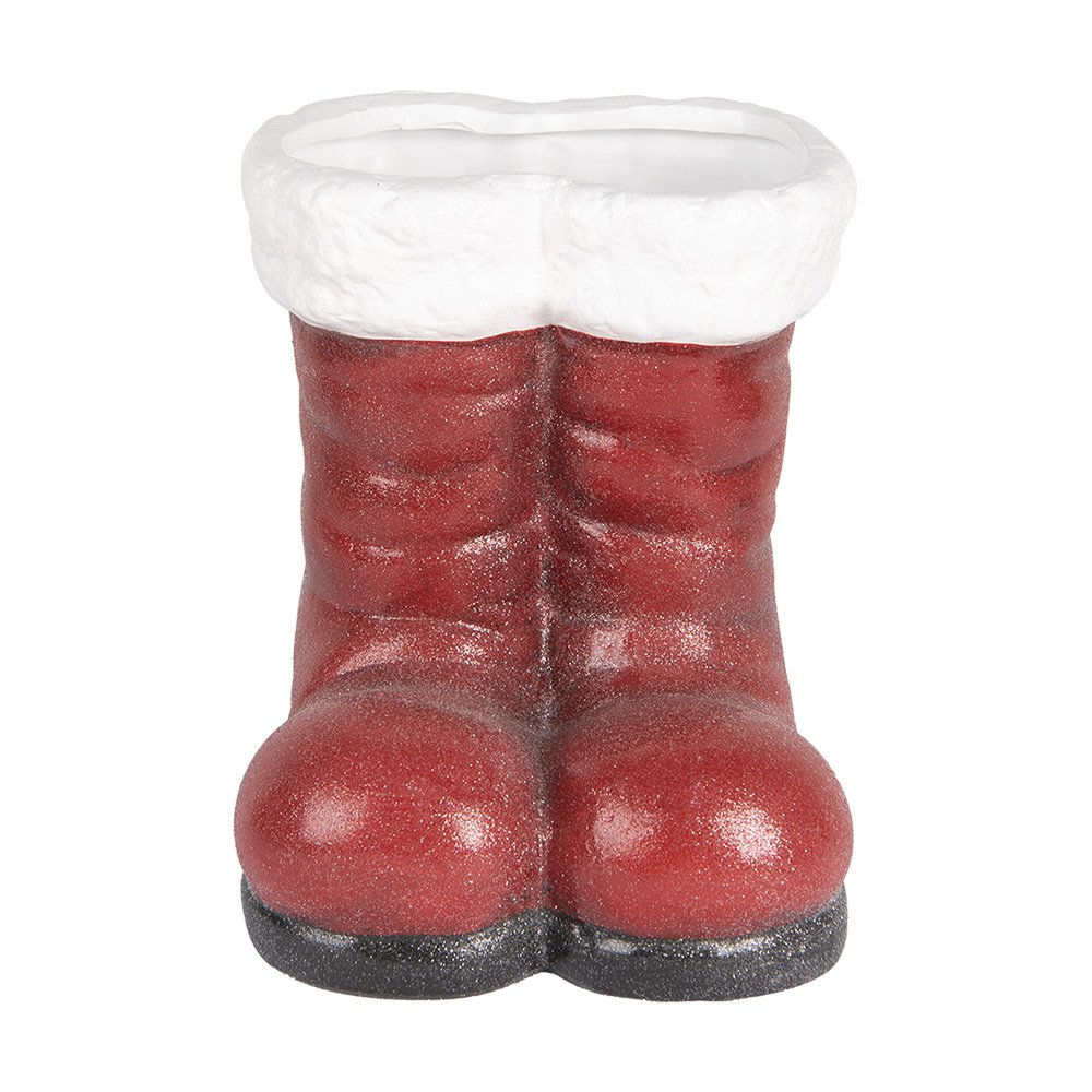 Karácsonyi télapó figura 23 cm – piros