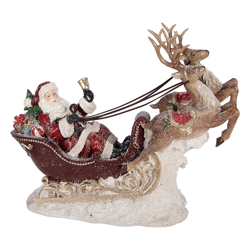 Karácsonyi télapó figura 36 cm – piros