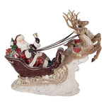 Karácsonyi télapó figura 36 cm – piros