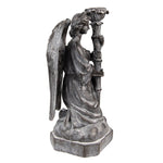 Karácsonyi angyal figura 29 cm – szürke
