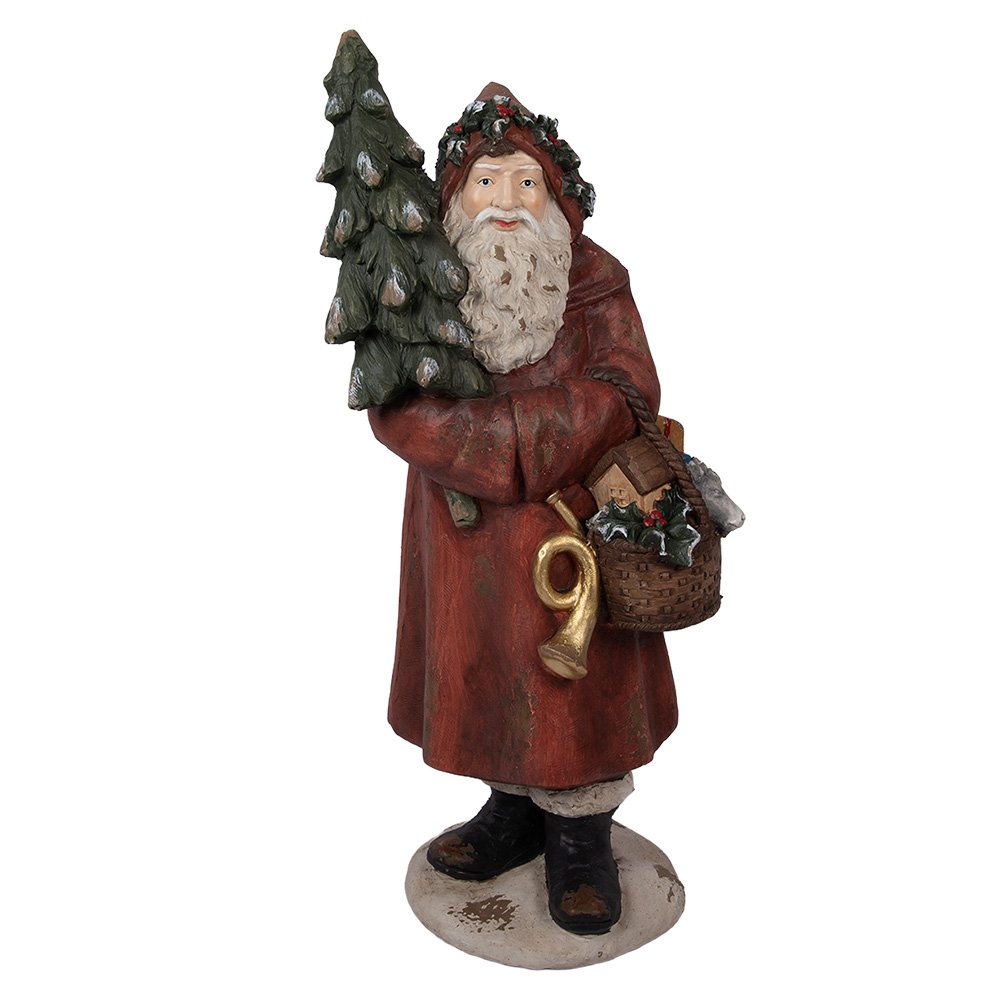 Nagyméretű karácsonyi télapó figura 93 cm – piros