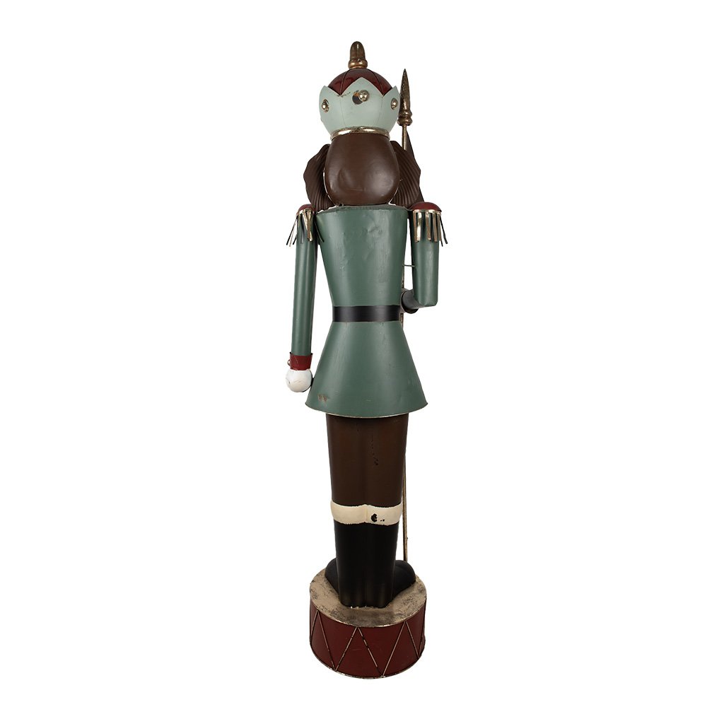 Nagyméretű karácsonyi diótörő figura 203 cm – zöld
