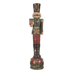 Karácsonyi diótörő figura 47 cm – piros