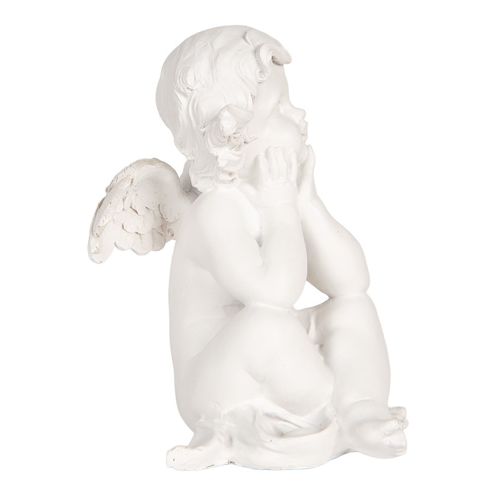 Karácsonyi angyal figura – fehér
