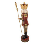 Nagyméretű karácsonyi diótörő figura 135 cm – piros