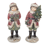 Karácsonyi figura 22 cm – piros