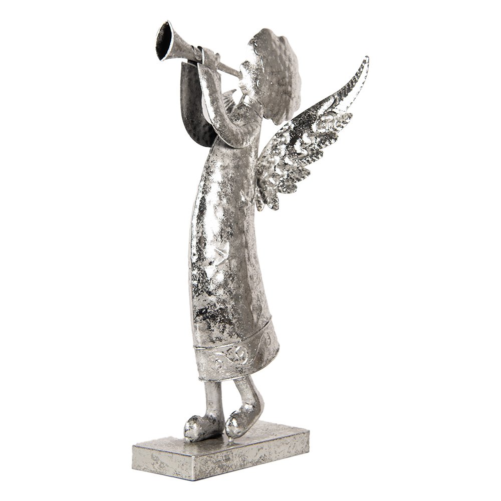 Karácsonyi angyal figura 50 cm – ezüst